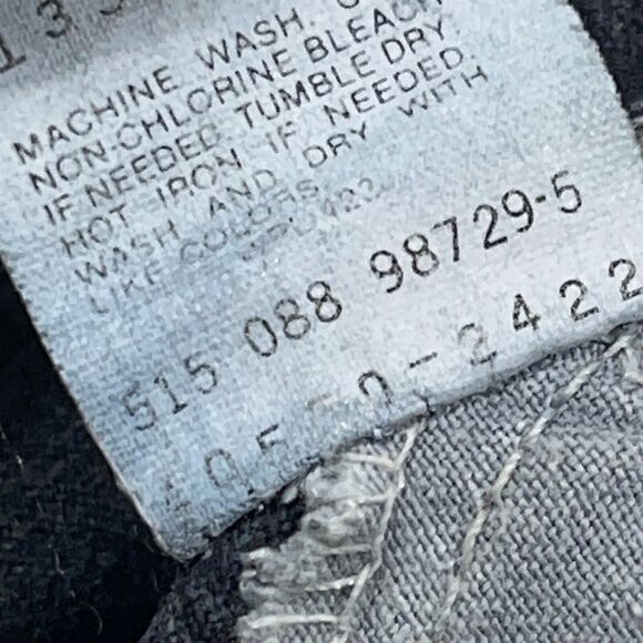 Vintage Levis Jeans Mens 31x30‎ Made In USA SilverTab 550 Herringbone 80s Acid - Picture 12 of 14